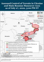 Институт изучения войны (ISW): У РФ хватит ресурсов только на две наступательные операции на Северск и на Бахмут
