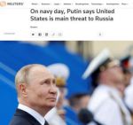 Путин подписал новую военно-морскую доктрину, в которой США назвал главным соперником России и изложил глобальные морские амбиции РФ в отношении Арктики и Черного моря