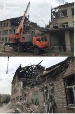 Сегодня утром войска РФ обстреляли школу-интернат в Николаевке возле Славянска Донецкой области. Видео