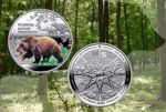 Нацбанк Украины ввел в обращение памятную монету «Чернобыль. Возрождение. Бурый медведь». Это монета из серии «Флора и Фауна Украины»