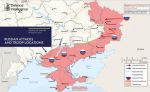Карта российского вторжения в Украину по данным британской разведки на 8 августа
