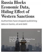 Российские власти начали закрывать информацию об основных экономических показателях