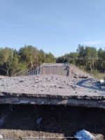 Взорван мост в районе Лимана Донецкой области