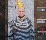 На стенах домов в Германии, Испании, Польше появились граффити с Путиным