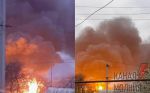 В оккупированном Донецке загорелась нефтебаза. Причины неизвестны. Видео
